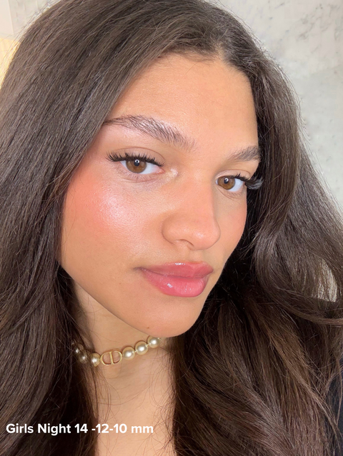 Girls Night Cluster Lashes 14–12–10 mm – Bästa lösögonfransar för dramatisk fransförlängning hemma med volym och salongskänsla
