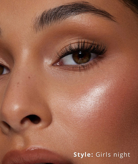 Girls Night Cluster Lashes – Voluminösa lösögonfransar i kluster för en dramatisk look hemma med fransförlängning utan salong