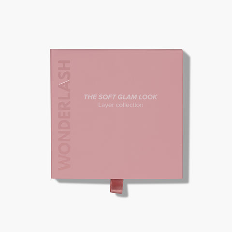 Soft glam lösögonfransar med balanserad volym och form, The Soft Glam Look box för definierad franslook