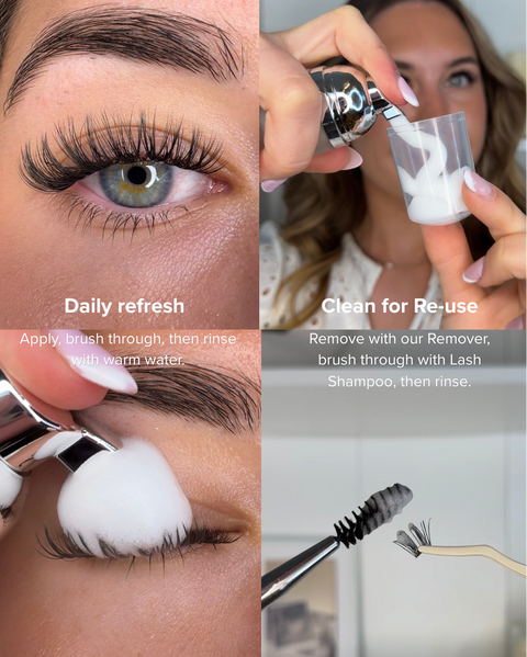 Lash shampoo