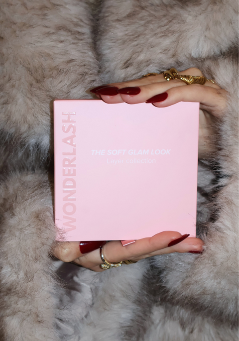 Soft glam lösögonfransar med balanserad volym och form, The Soft Glam Look box för definierad franslook